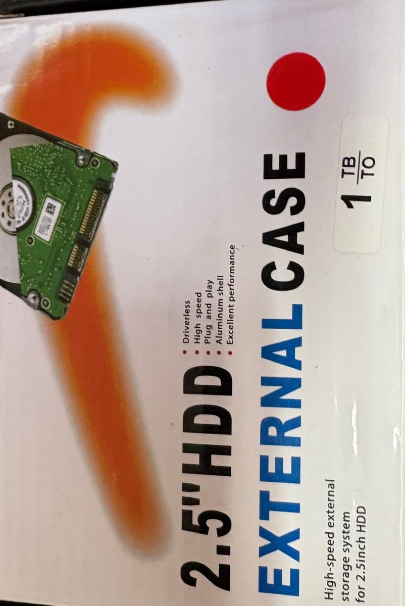 Disco duro externo 2.5