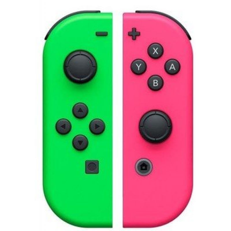Mando  inalámbricos  para Nintendo Switch VERDE/ROSADO2