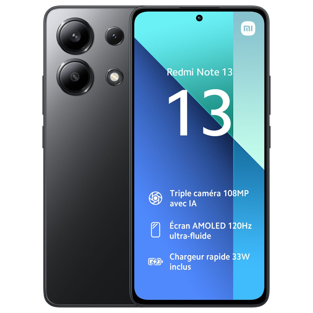 Xiaomi Redmi Note 13 4G 8GB+256GB Negro1