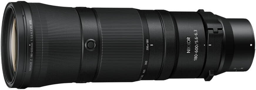 Nikon NIKKOR Z 180-600mm f56-63 VR Lente - Negro1