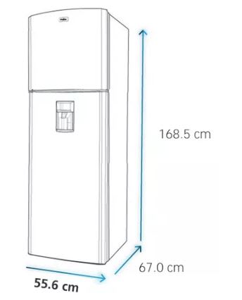 REFRIGERADOR MABE TOP RMA255PJUC BLACK 250LT2