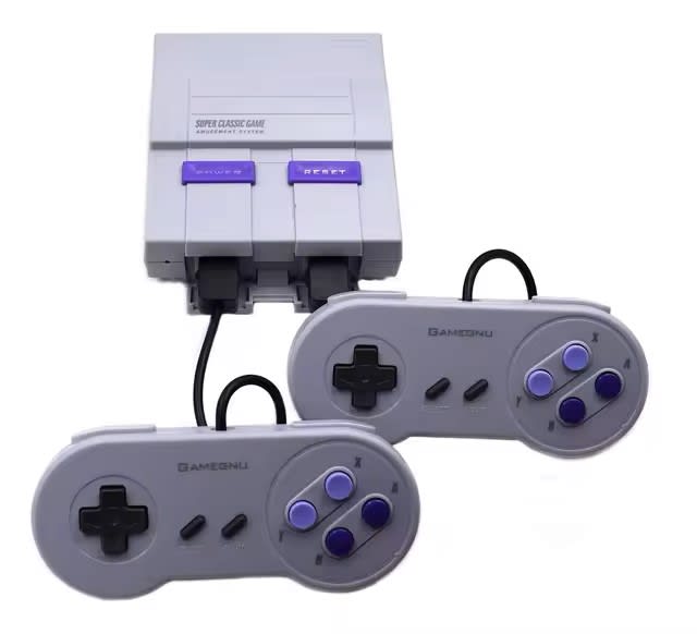 Consola retro de juegos de 8 bits 660 Juegos estilo super NES1