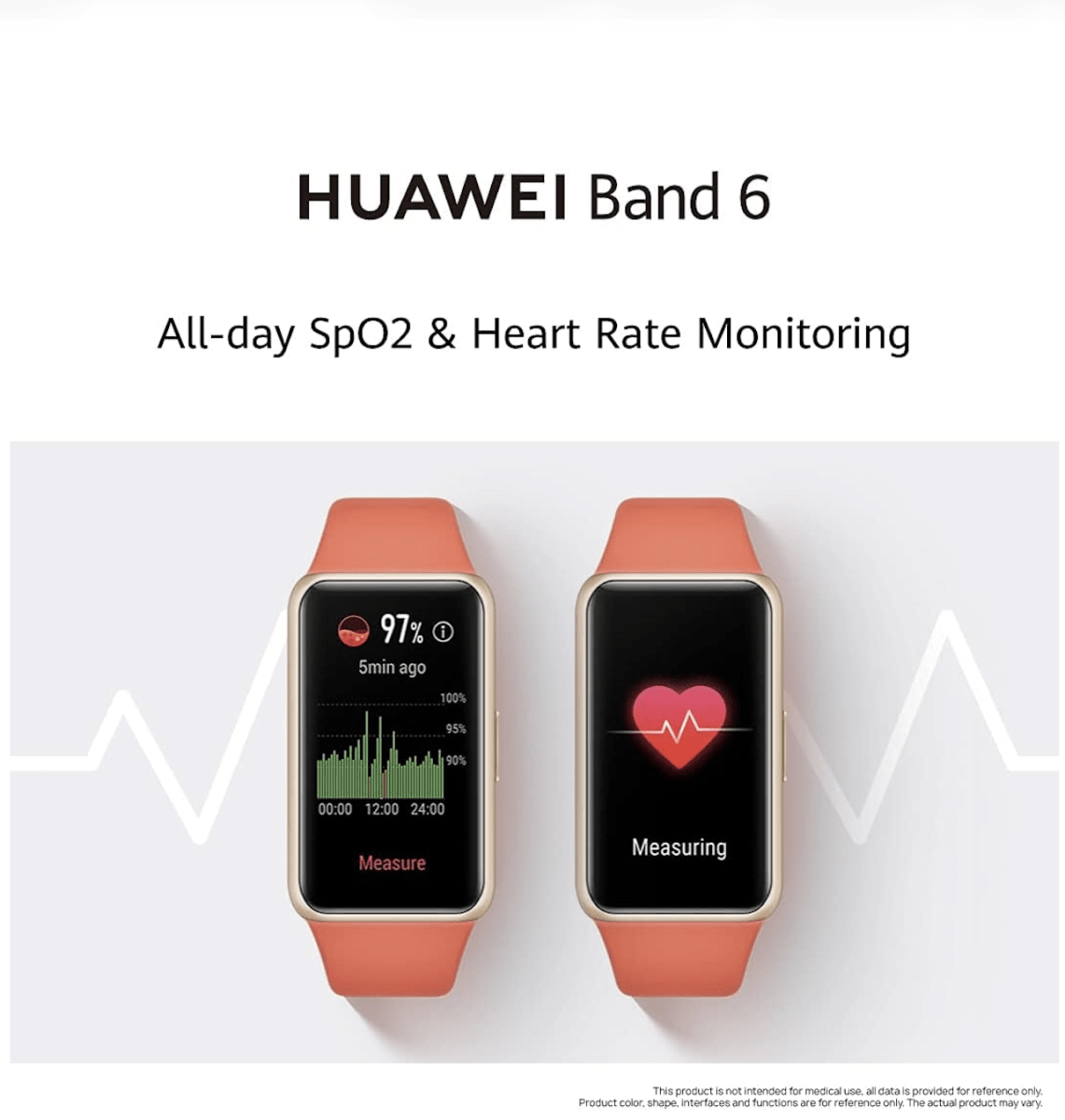 Reloj Inteligente Smartwatch Huawei Band 6 Naranjo6