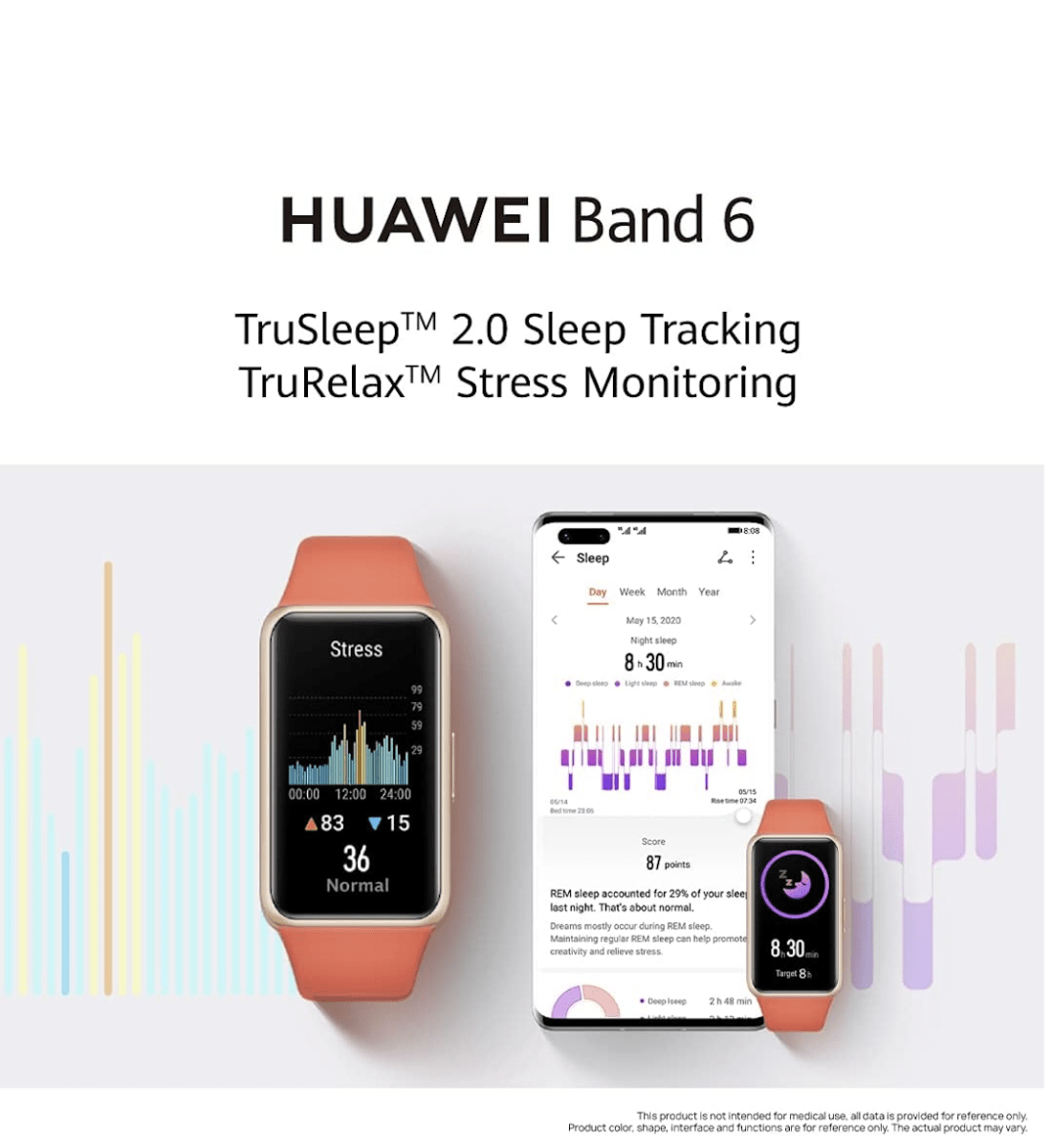 Reloj Inteligente Smartwatch Huawei Band 6 Naranjo7