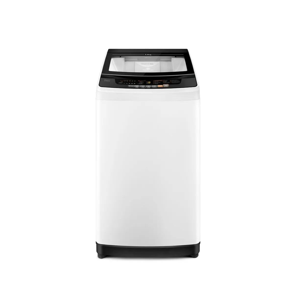 Lavadora Automática Carga Superior 9,5kg Blanca, Daño lateral, caja genérica1