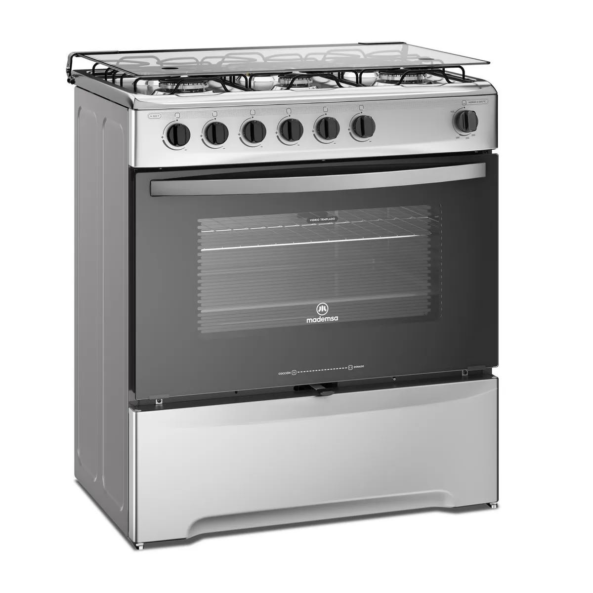 Cocina a Gas 6 Platos Inox M 820 T1