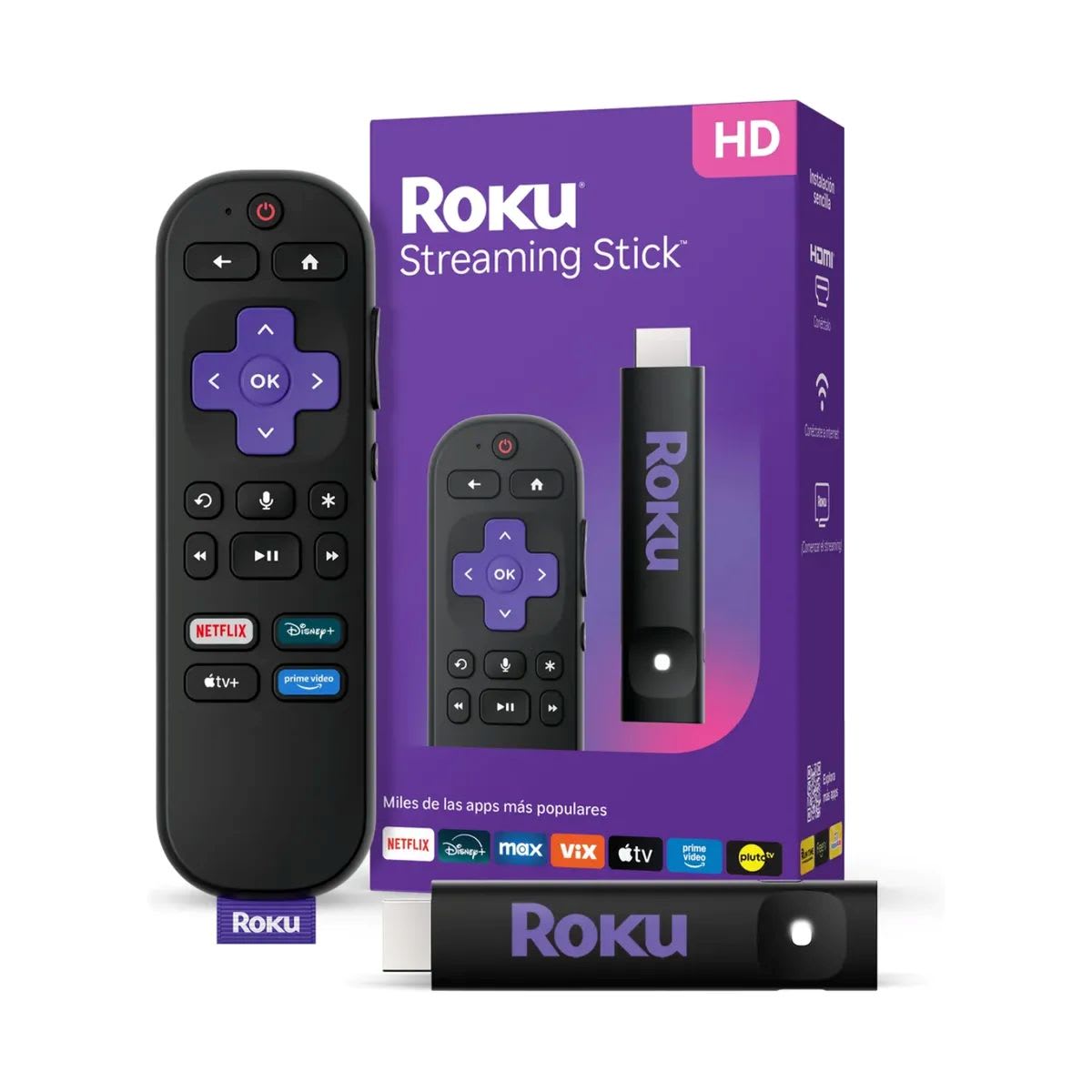 Roku Streaming Stick 2025 Dispositivo de streaming HD para TV1