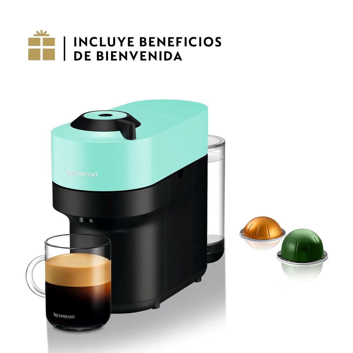 Cafetera Nespresso Vertuo Pop Green2