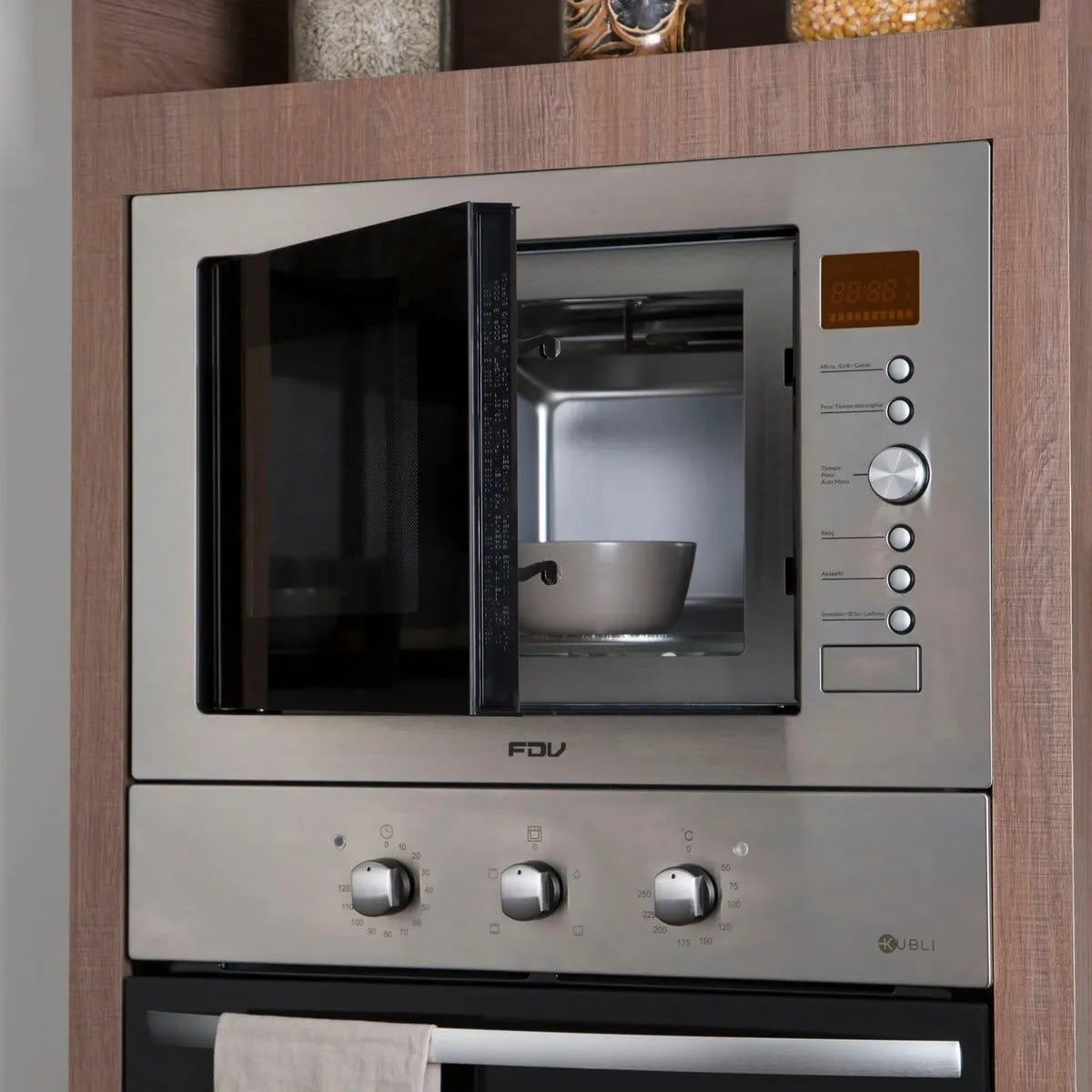 Microondas Empotrado Deluxe Smart - 27 Litros, caja con desgaste3