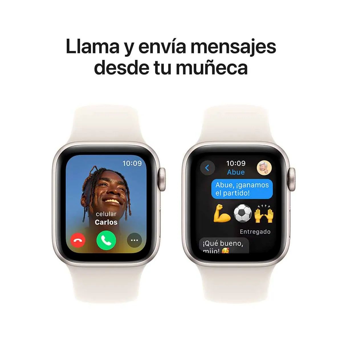 Apple Reloj SE 2ª gen caja aluminio correa blanca4