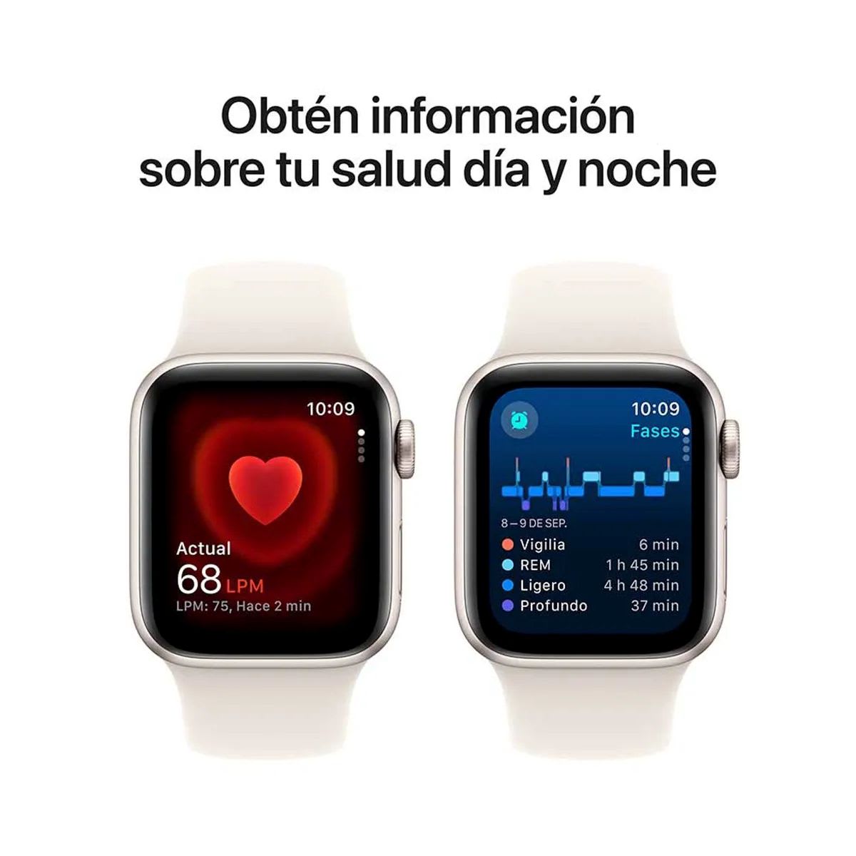 Apple Reloj SE 2ª gen caja aluminio correa blanca5