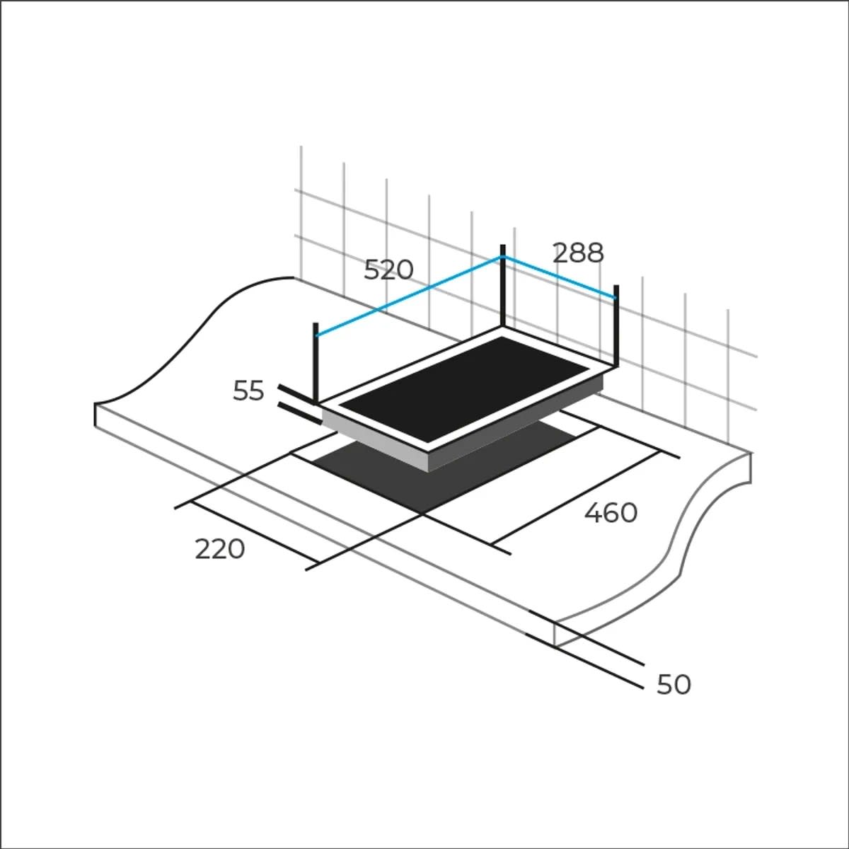 Encimera Vitrocerámica 2 Platos High Quality CEV024