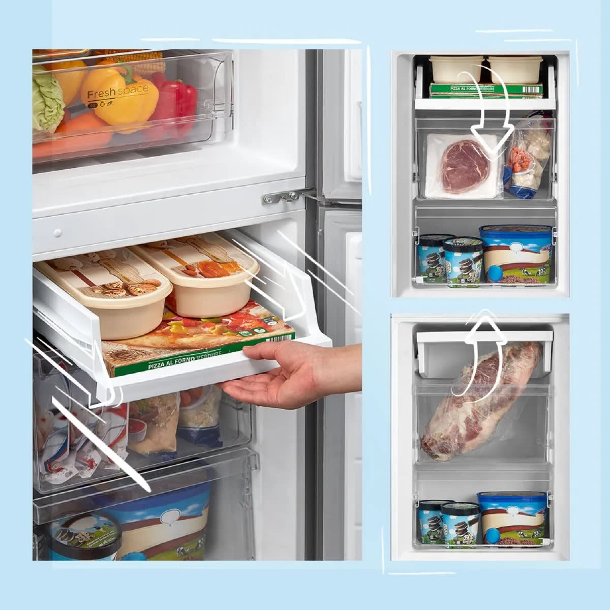 Refrigerador 174Lt Bottom Mount Mdrb241F4