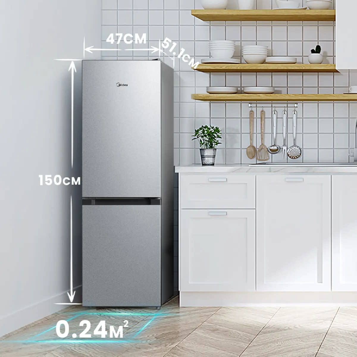 Refrigerador 174Lt Bottom Mount Mdrb241F5