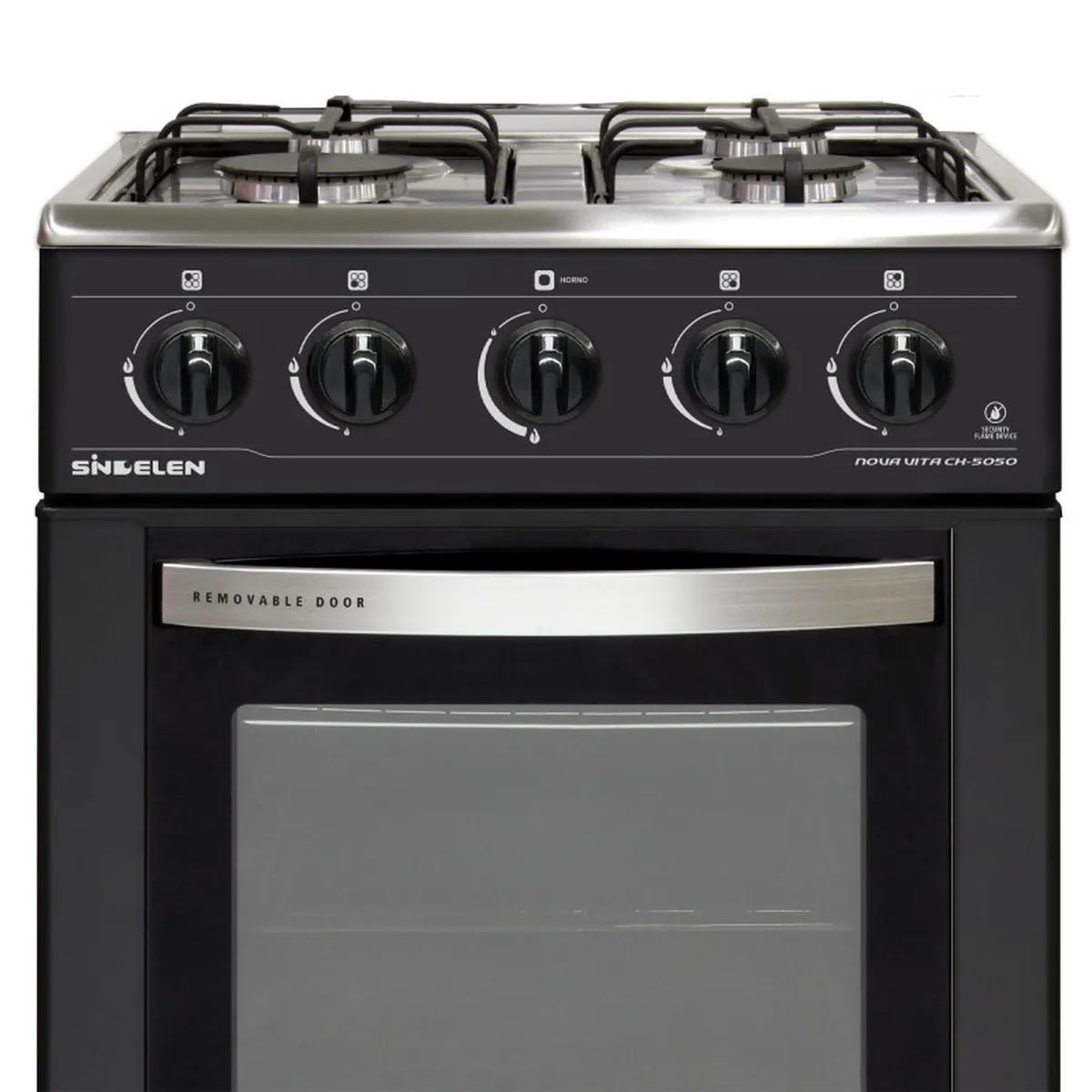 Cocina a gas Sindelen CH-5050NG 4Q, caja original con desgaste.3