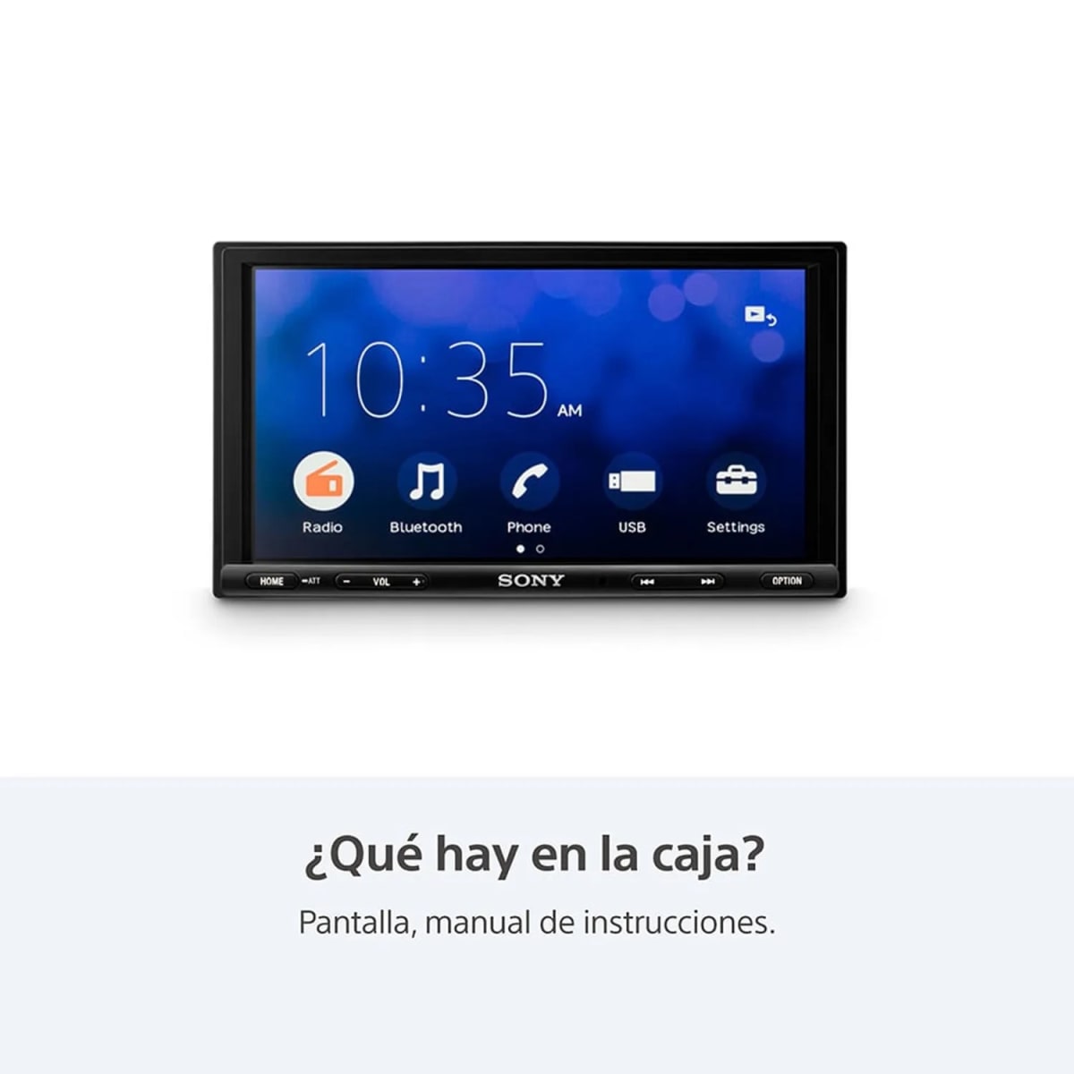 Radio multimedia Sony digital de 17 cm XAV-16002