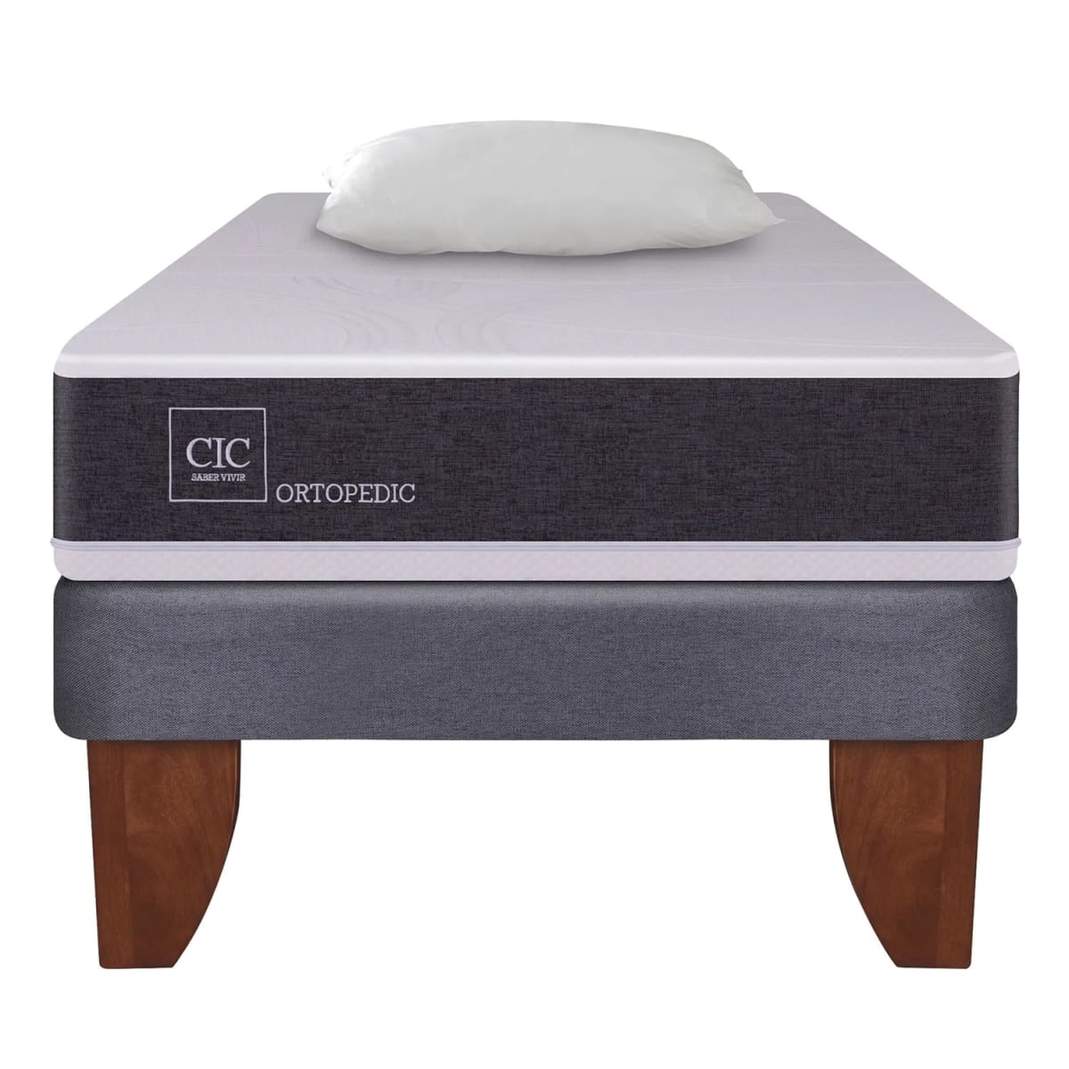 Cama CIC Europea Ortopedic 1.5 Plazas Base Normal3