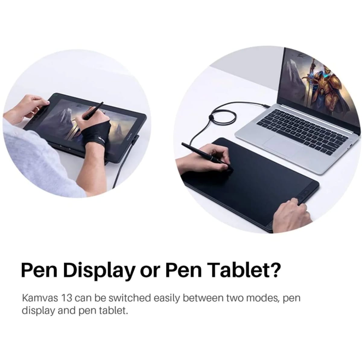 Tableta Gráfica digitalizadora Huion Kamvas 13 de 13.3