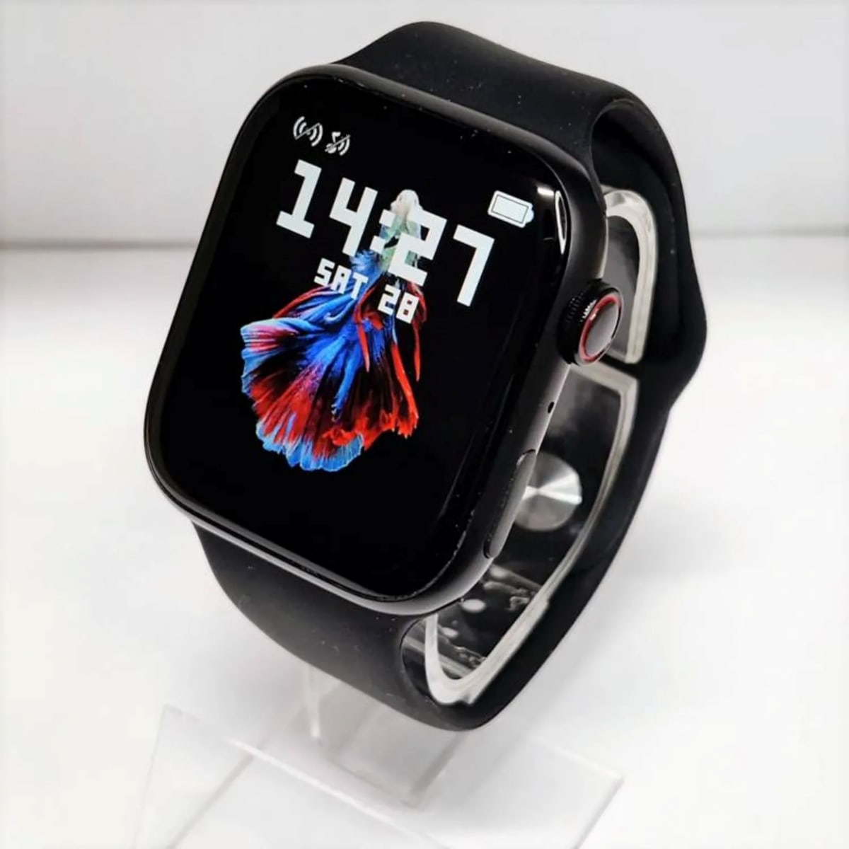 Reloj inteligente smartwatch bluetooth T900 Pro Max deportivo Rosado2
