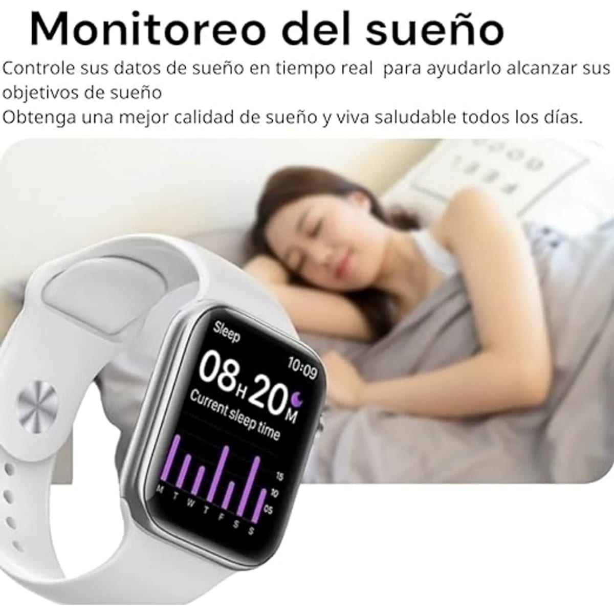 Reloj inteligente smartwatch bluetooth T900 Pro Max deportivo Rosado4