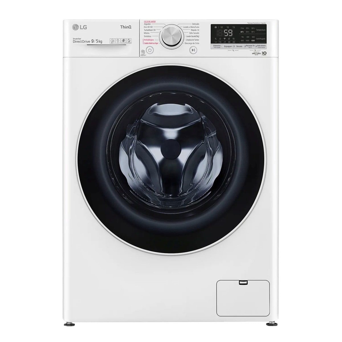 Lavadora Secadora LG 9/5kg Wd9wvc4s6 Color Blanco1