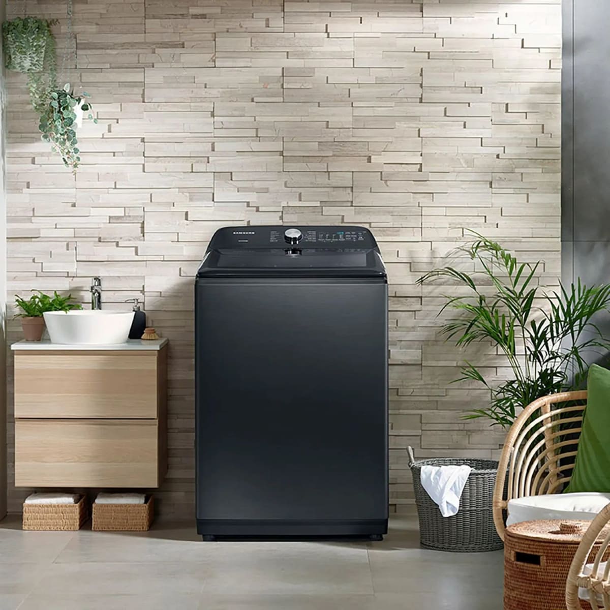 Lavadora Superior 24Kg Eco Bubble Samsung WA24A8370GV/ZS3