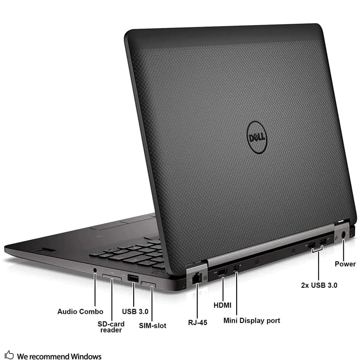 Notebook Dell Latitude E7470, Core I7-6600U 2.6 Ghz, 14