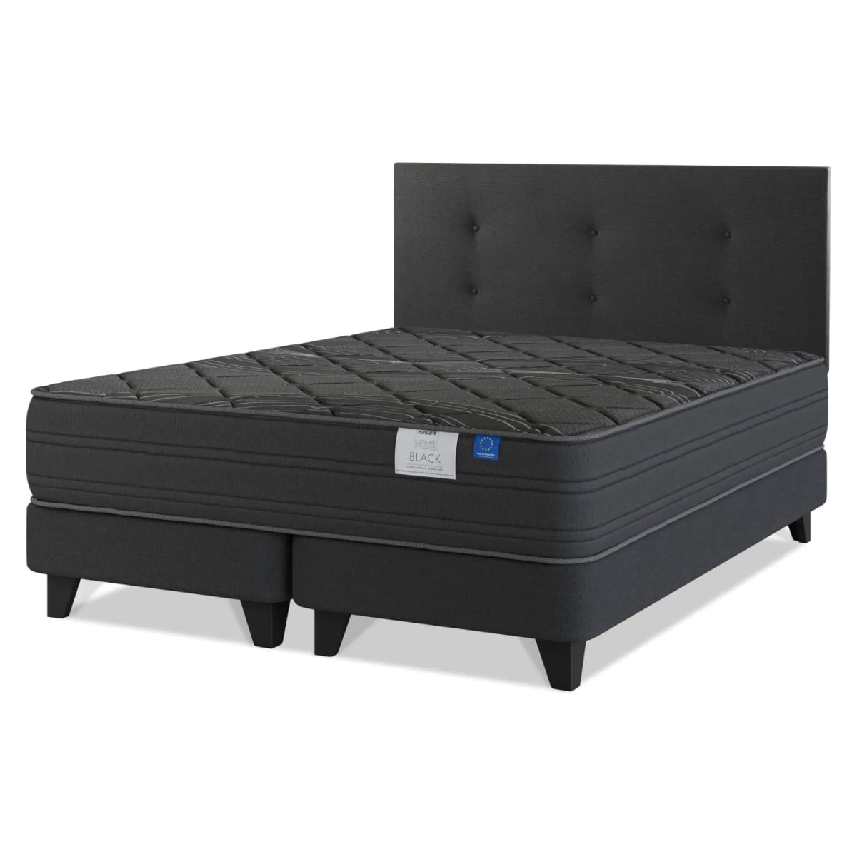 Cama Europea FLEX Black 2 Plazas1