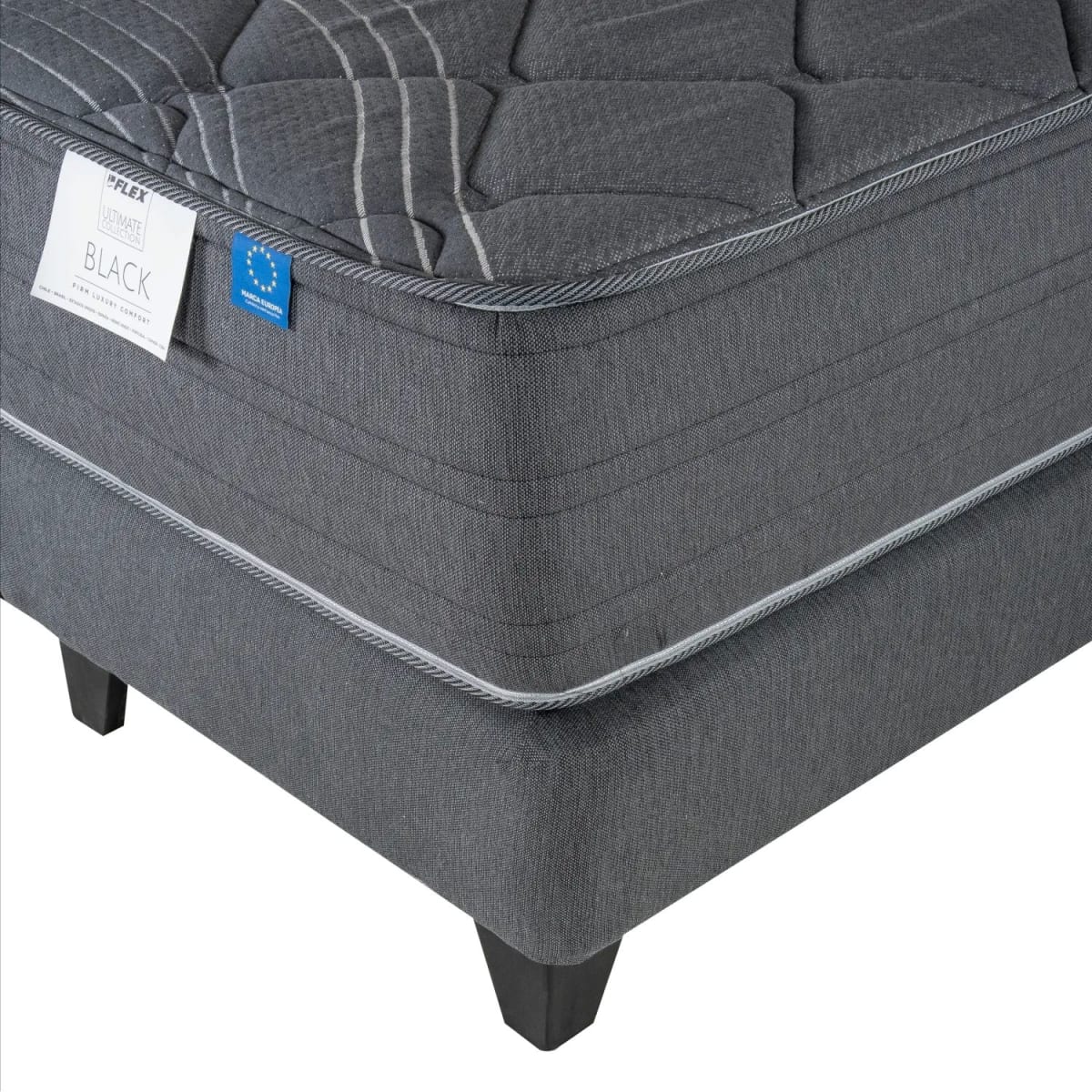 Cama Europea FLEX Black 2 Plazas2
