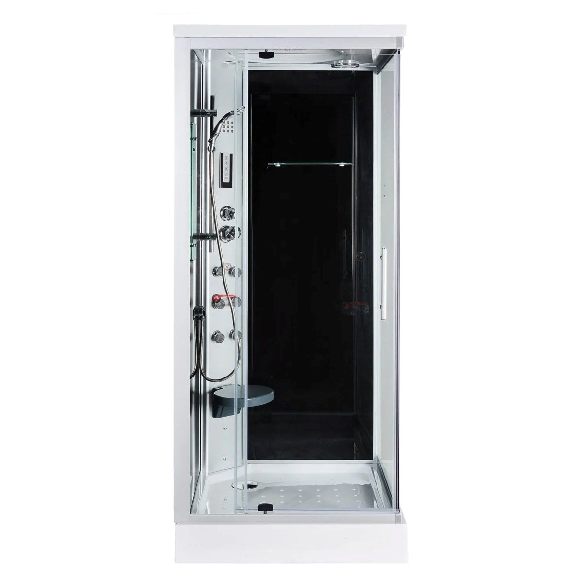 Cabina de ducha Daqua cuadrada, blanca medidas 90x90x223 cm2