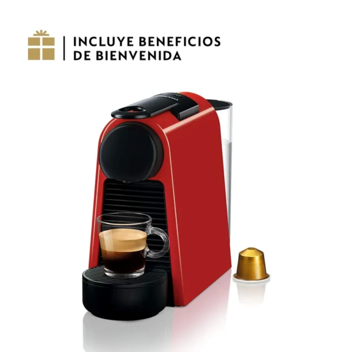 Cafetera Essenza Mini de Cápsula 0.6 l 1255 W Rojo4