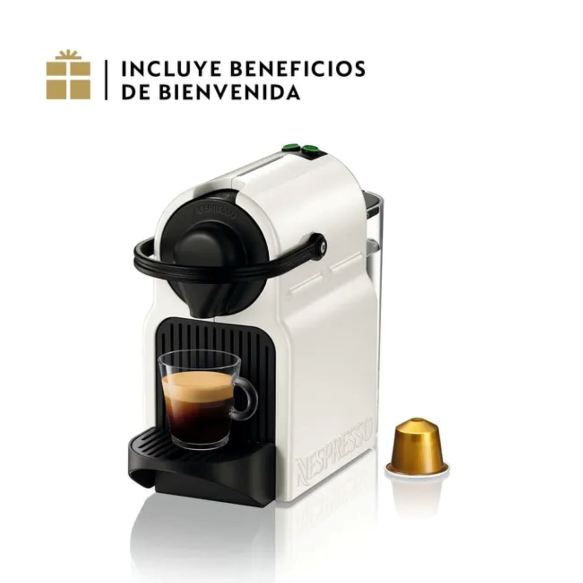 CAFETERA INISSIA NESPRESSO WHITE SINGLE1