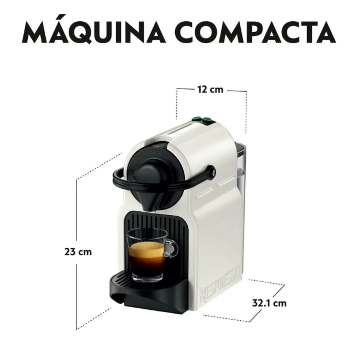 CAFETERA INISSIA NESPRESSO WHITE SINGLE2