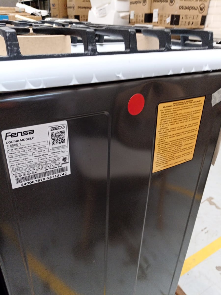 COCINA FENSA F5500 T 5 QUEMADORES A GAS5