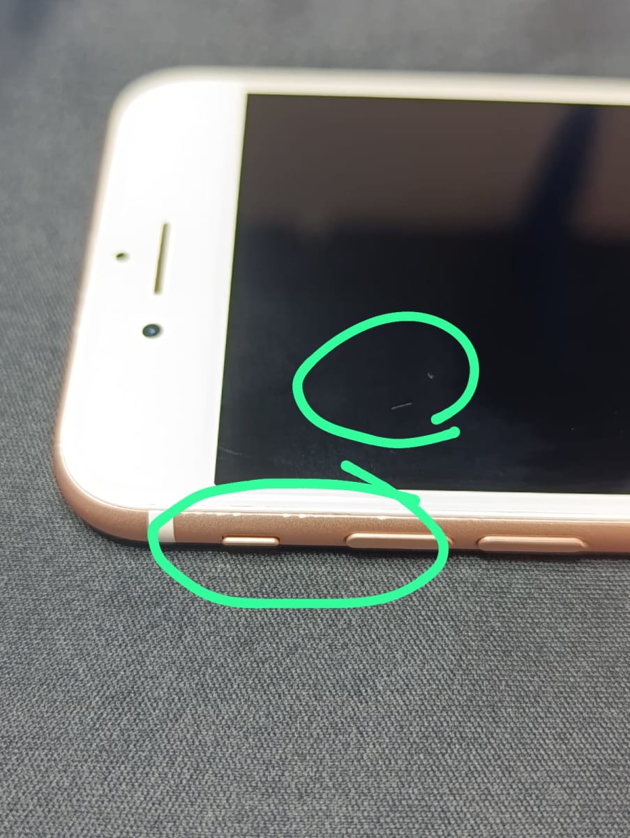 Celular Apple Iphone 7, 128gb, no es dual, chasis y pantalla con algunas rayas, Rosado-Reacondicionado1