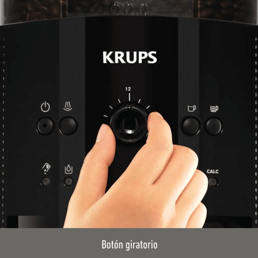 Cafetera expresso automatica krups modelo ea8100, caja dañada.2