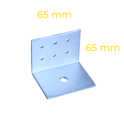 ANGULO CERCHA/FIJACIÓN LOSA PT65X65X65 3mm L=65 1Px6T1