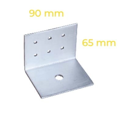 ANGULO CERCHA/FIJACIÓN LOSA PT65X65X90 3mm L=90 1Px6T