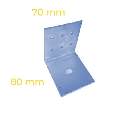 ANGULO CERCHA/FIJACIÓN LOSA PT80X80X70 3mm L=70 1Px6T