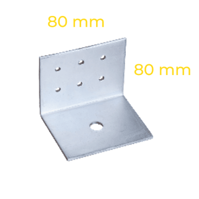 ANGULO CERCHA/FIJACIÓN LOSA PT80X80X80 3mm L=80 1Px6T1