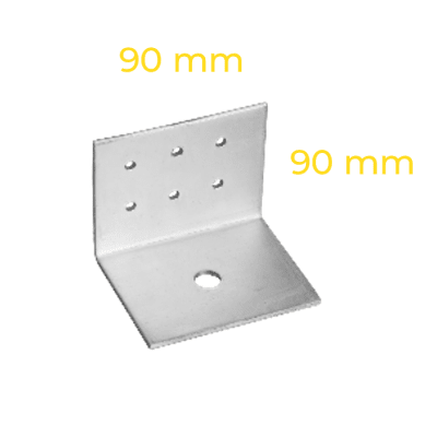 ANGULO CERCHA/FIJACIÓN LOSA PT90X90X90 3mm L=90 1Px6T