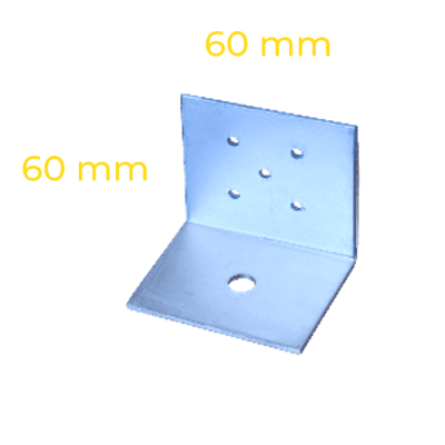 ANGULO CERCHA/FIJACIÓN LOSA PT60X60X60 3mm L=60 1Px5T1