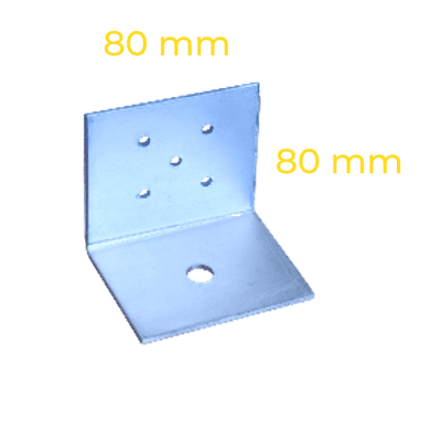 ANGULO CERCHA/FIJACIÓN LOSA PT80X80X80 3mm L=80 1Px5T1