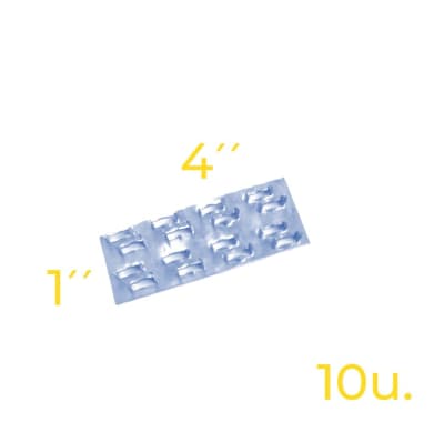 4x1 Pack 10 Placas Dentadas