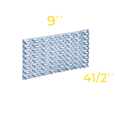 PLACA DENTADA 9x41/2 (UNIDAD)
