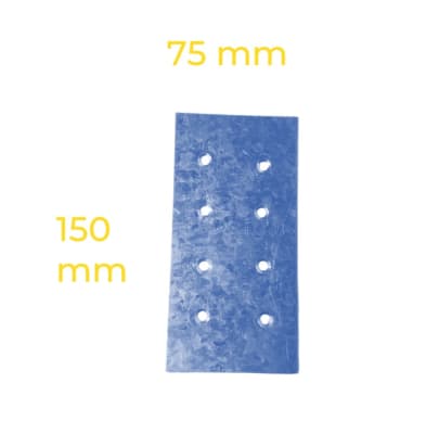 PLETINA GALVANIZADA 75x150x1,2mm 8P