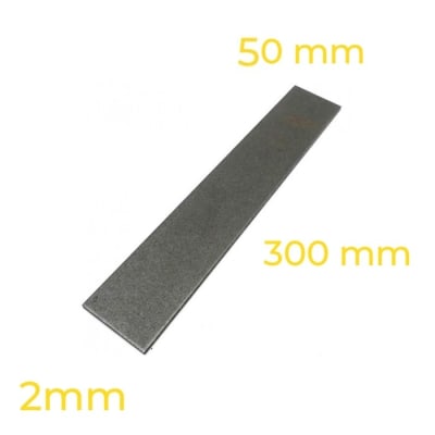 PLETINA 300X50x2MM (NEGRA)