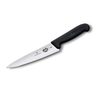 Cuchillo cocinero 22 cm. filo ancho mango negro po | Knife Store