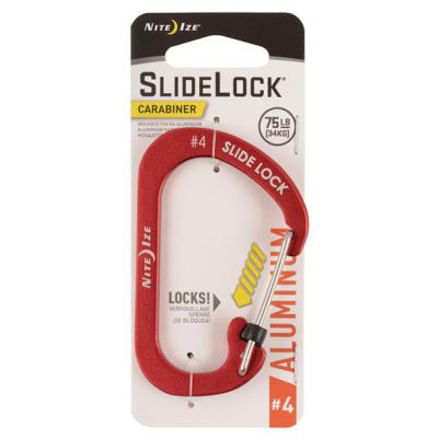 Nite ize - Carabiner Slidelock Aluminio #4 Rojo Nite ize - Carabiner Slidelock Aluminio #4 Rojo