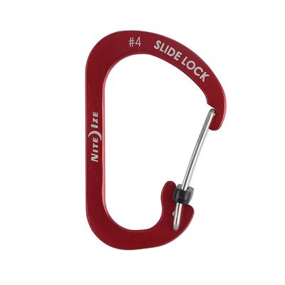 Nite ize - Carabiner Slidelock Aluminio #4 Rojo Nite ize - Carabiner Slidelock Aluminio #4 Rojo